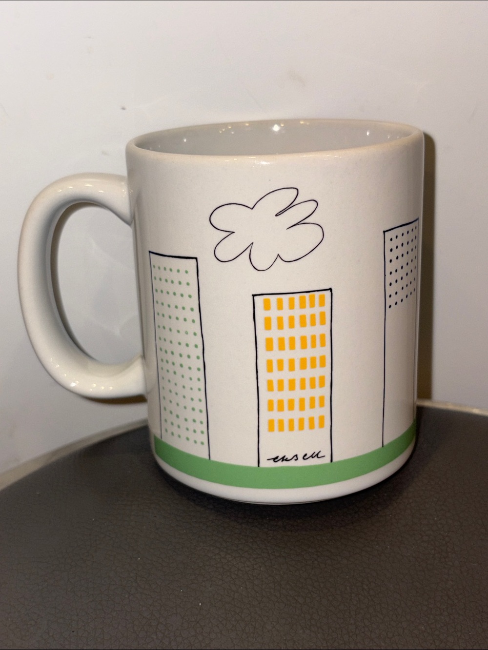 IKEA City Buildings Ceramic Coffee Mug, Cityscape 10866